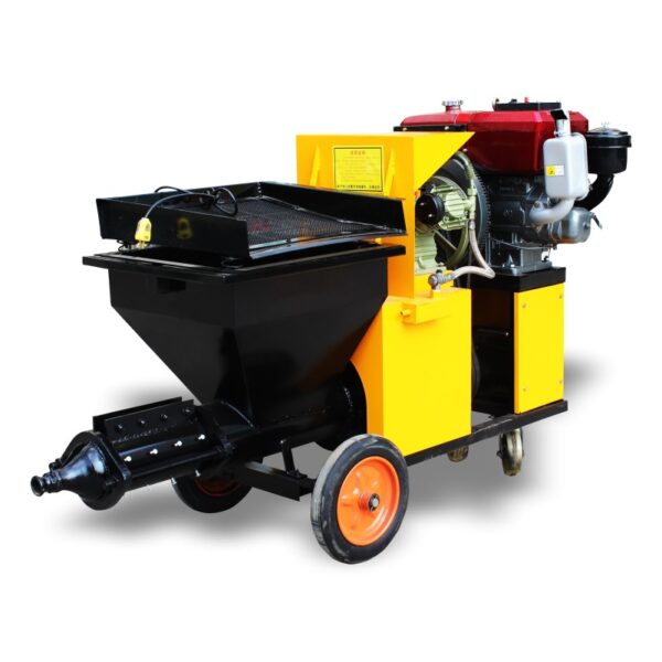 Mortar spraying machine