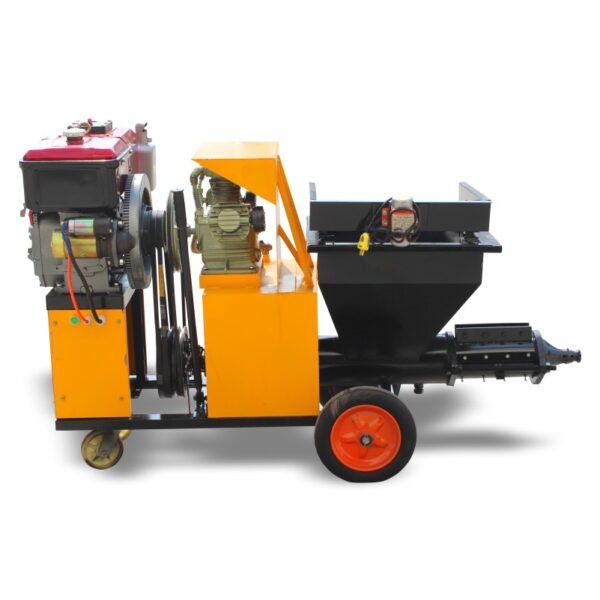 Mortar spraying machine