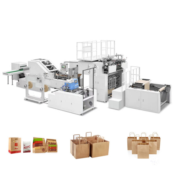 Paper bag making machine