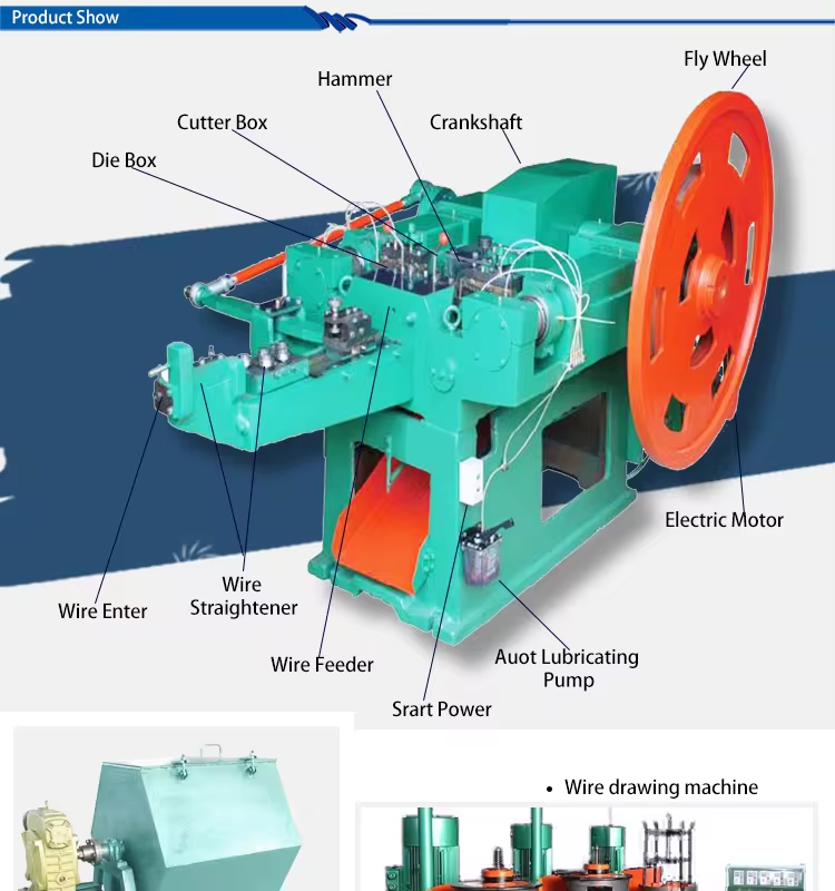 Nail making machine